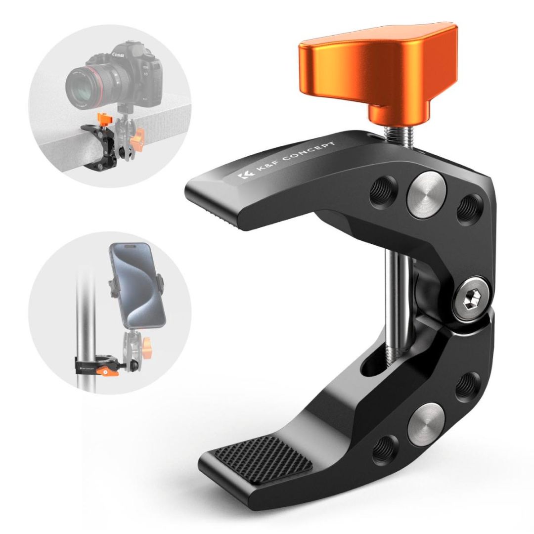 K&F Concept Super Clamp with 60mm Opening Design Ms15 KF31.081 - 1